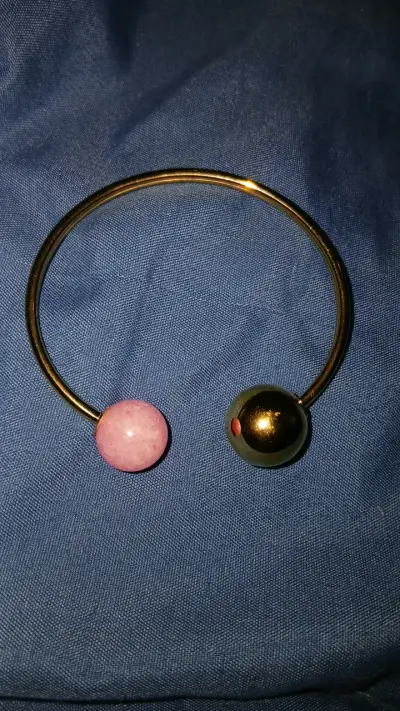 Pulsera Michael Kors dorada con esfera rosa - miniatura 5