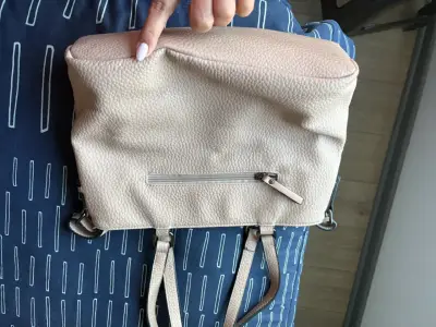 Bolso Amphora beige de cuero sintético - miniatura 2