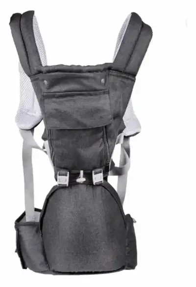 Mochila portabebé ergonómica gris - miniatura 1