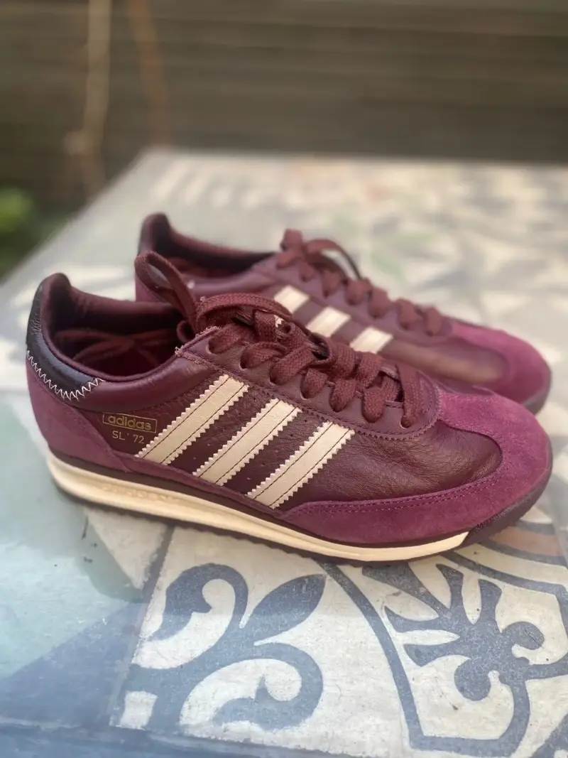 Zapatillas Adidas SL 72 burdeos - 1