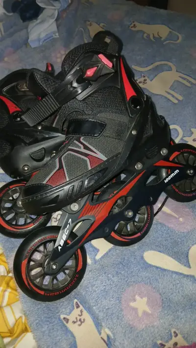 Patines en línea Black Bull ABEC-7 de 100mm - miniatura 5