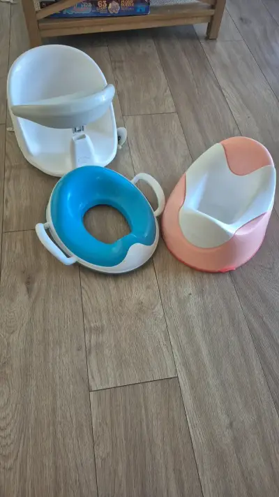Set de asientos y adaptador para baño infantil - miniatura 1