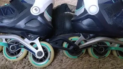 Patines en línea Oxelo con protecciones - miniatura 2