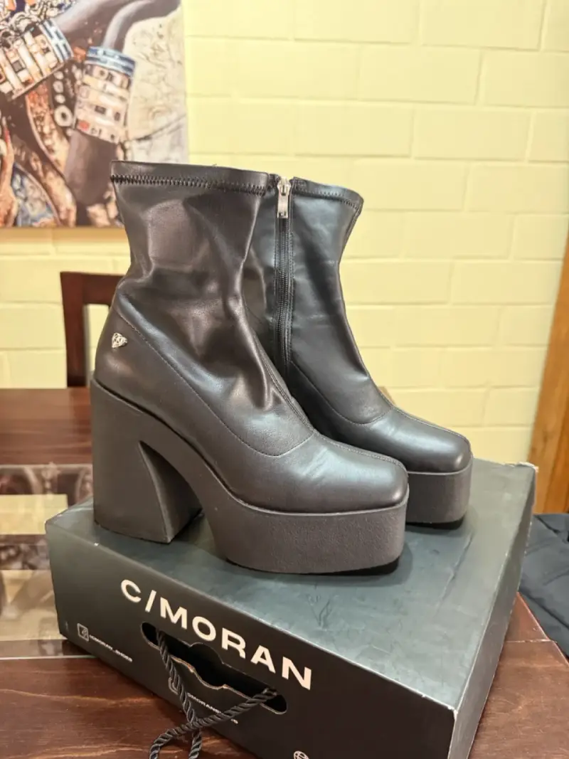 Botines de plataforma negros C/Moran - 3