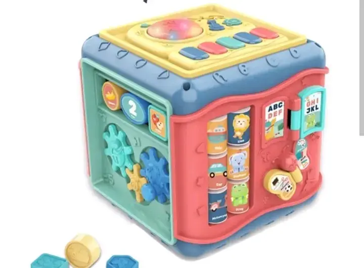 Cubo de actividades educativo para niños