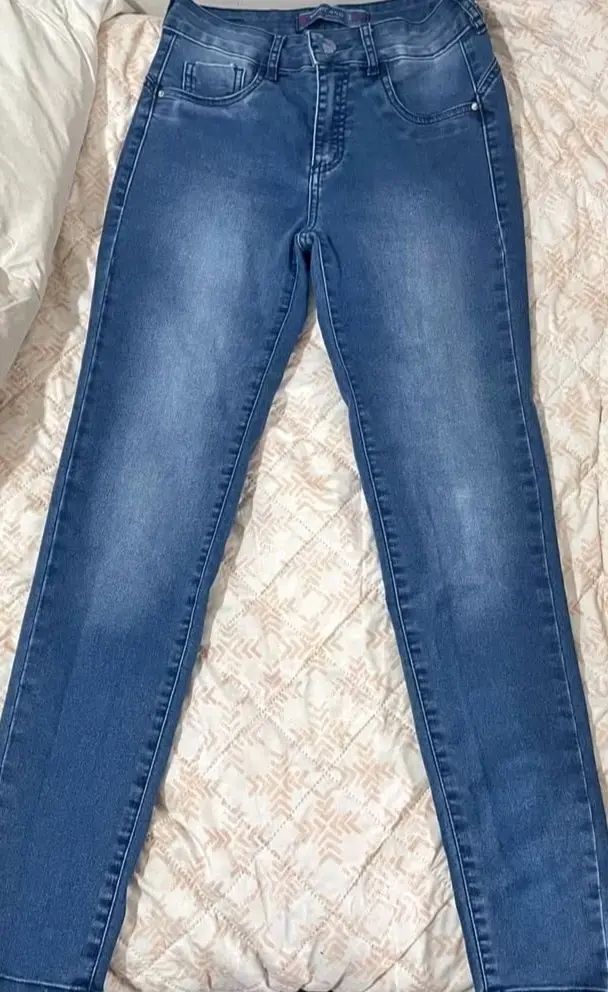 Jeans azul clásico para mujer - 1