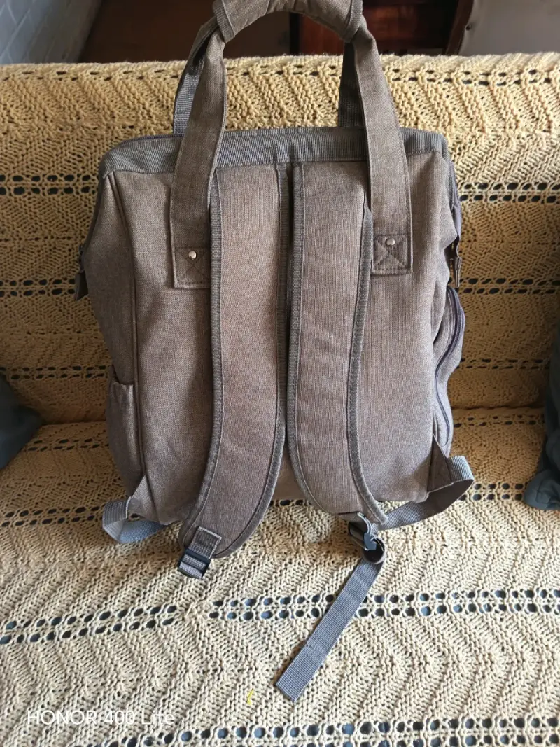 Mochila marrón Opaline con múltiples compartimentos - 3