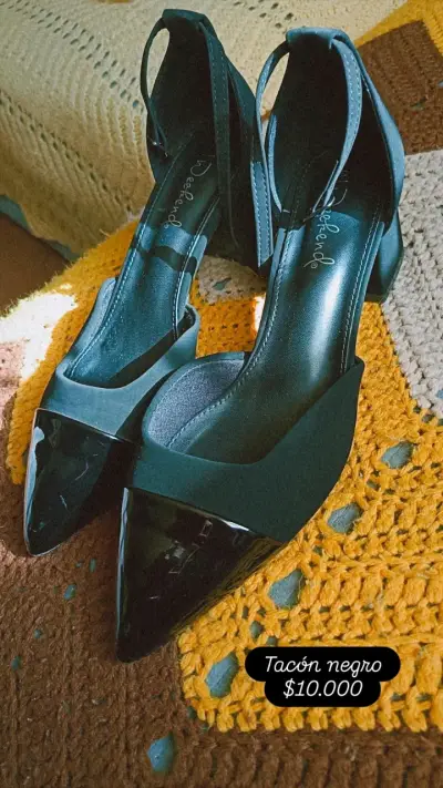 Zapatos de tacón negro Weekend - miniatura 1