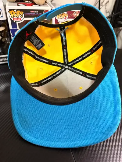 Gorra Jordan Pro amarilla y azul unisex - miniatura 2