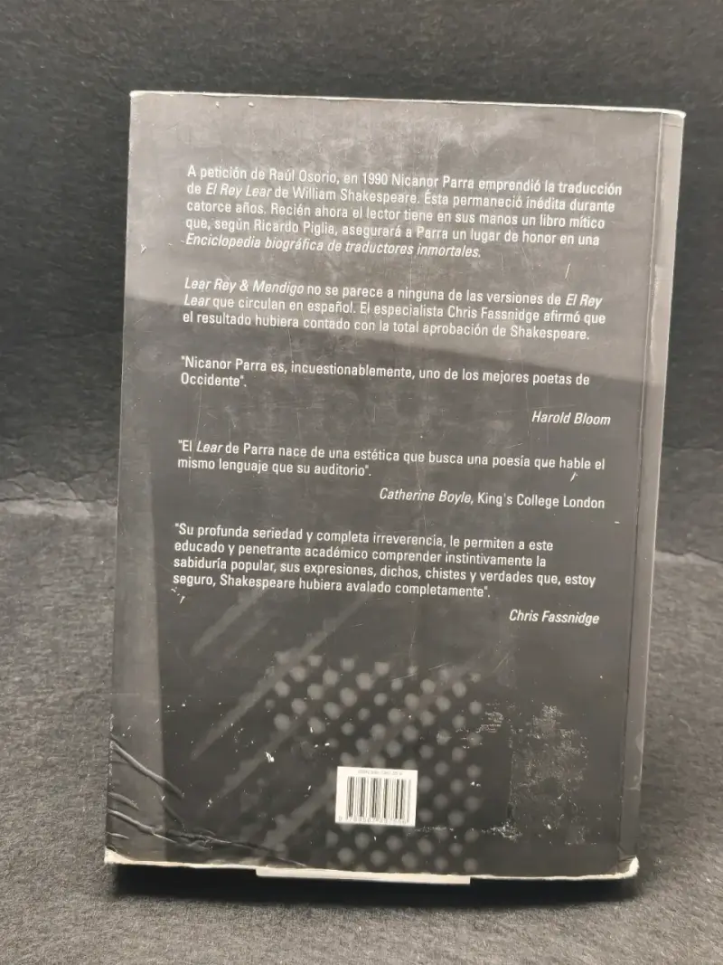 Libro 'Lear Rey & Mendigo' de Nicanor Parra - 4