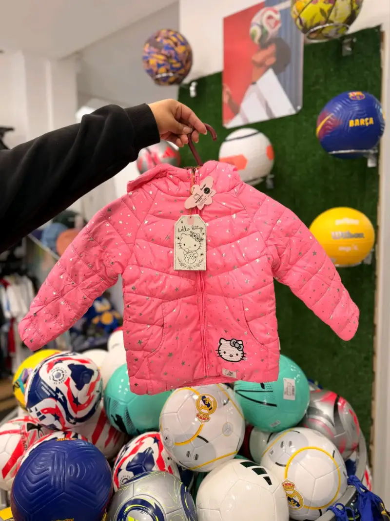Chaqueta infantil Hello Kitty rosa