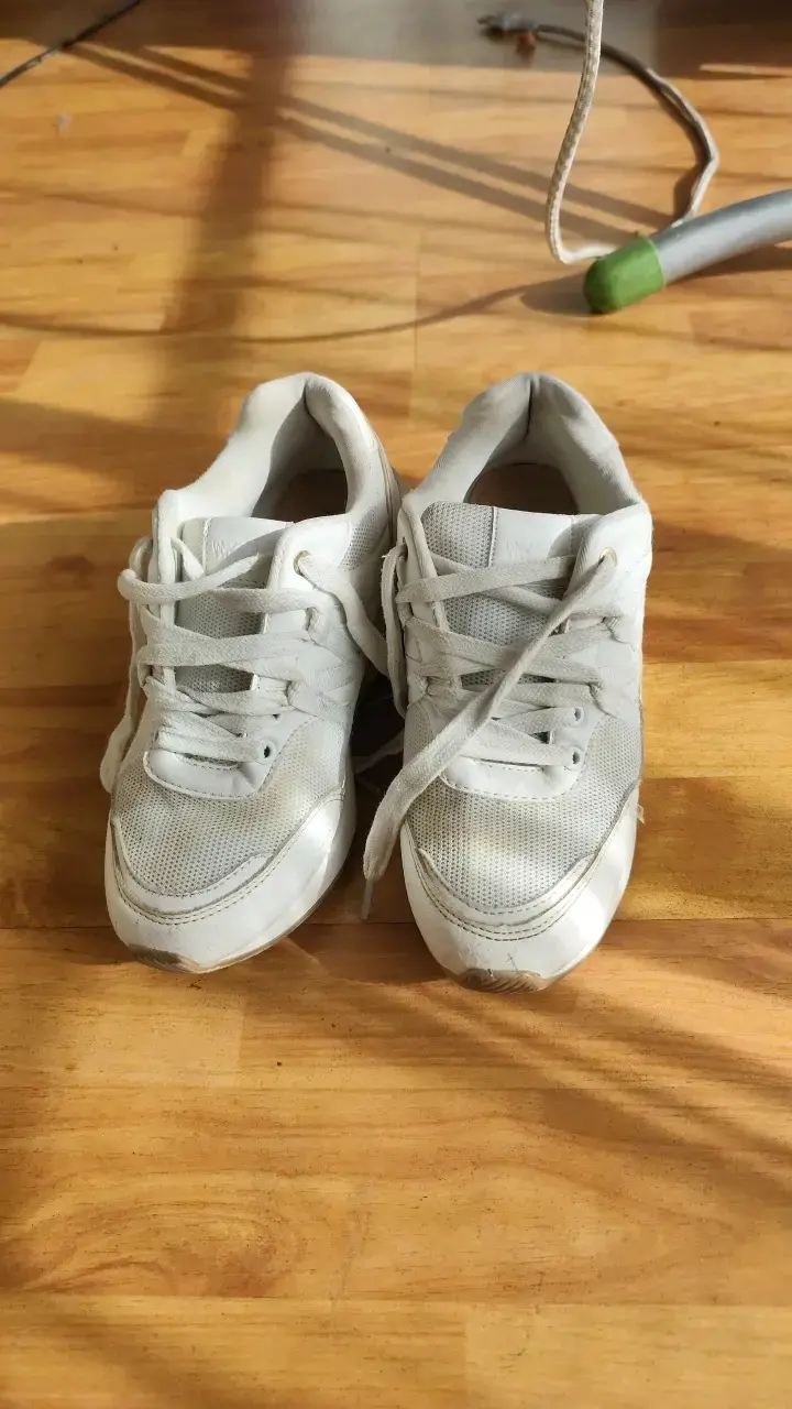 Zapatillas deportivas blancas con plataforma - 2