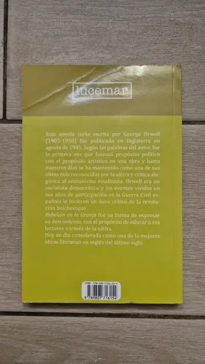 Libro Rebelión en la Granja de George Orwell - miniatura 2
