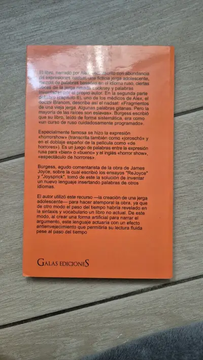 Libro 'La Naranja Mecánica' de Anthony Burgess - miniatura 2
