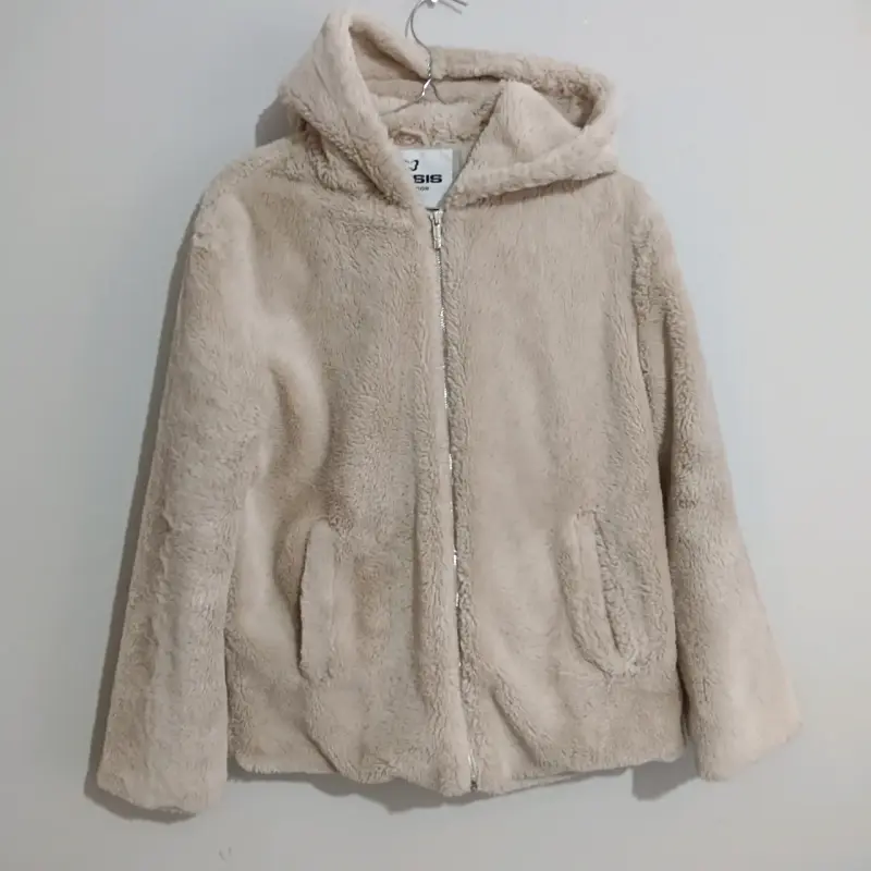 Chaqueta de peluche Efesis Collection beige - 3