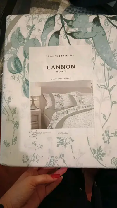 Sábanas Cannon Home 200 hilos 1.5 plaza - miniatura 1