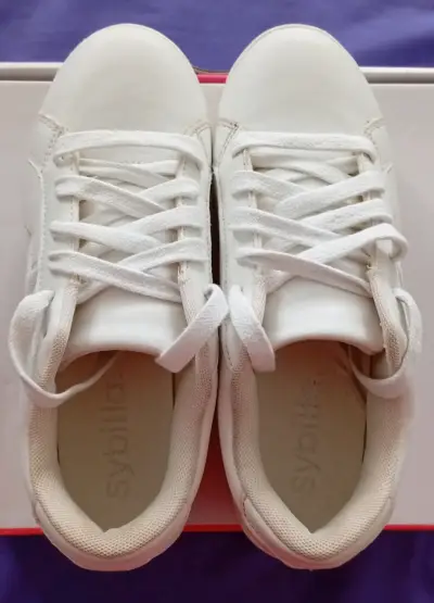 Zapatillas plataforma blancas Sybilla - miniatura 4