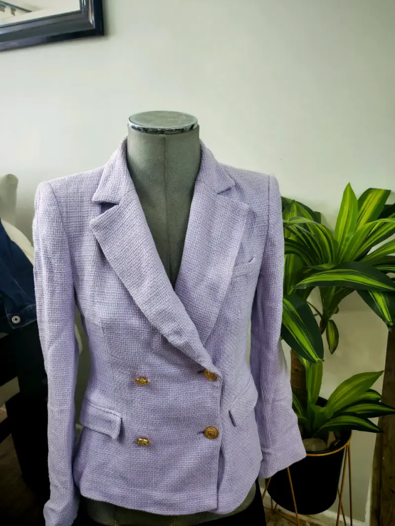Blazer lila zara