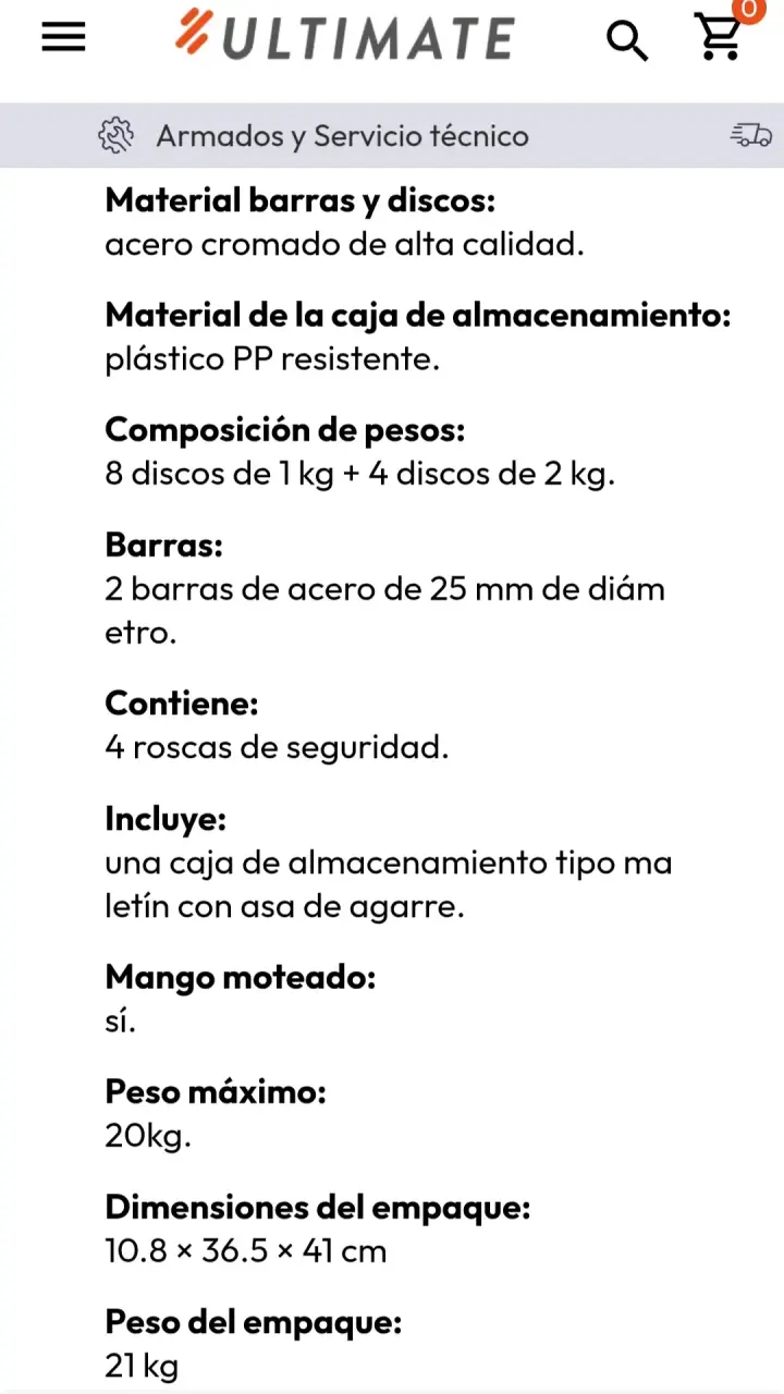 Set mancuernas 20kg Pro - 3