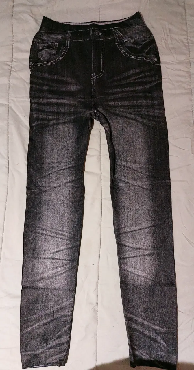 Leggins ajustados con diseño - 1