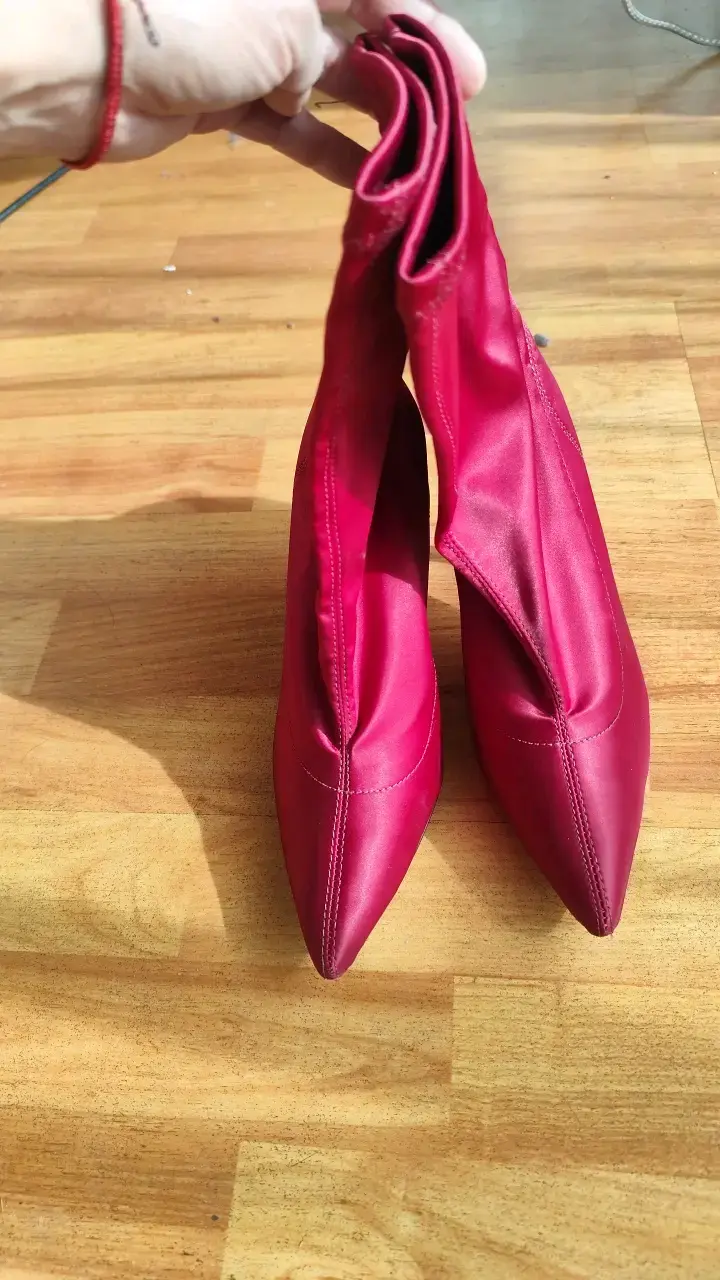 Botines fucsia tacón alto elegantes - 2