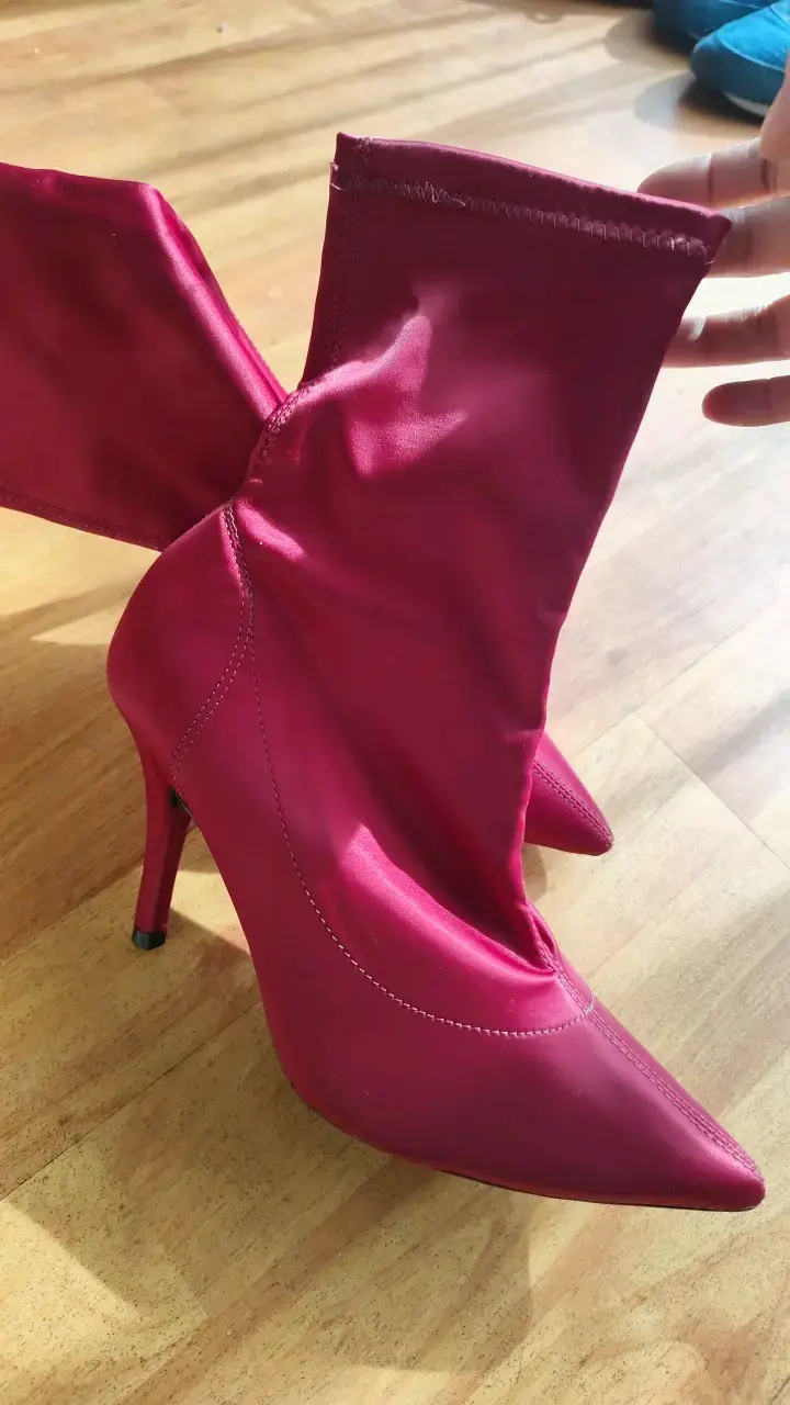 Botines fucsia tacón alto elegantes - 4