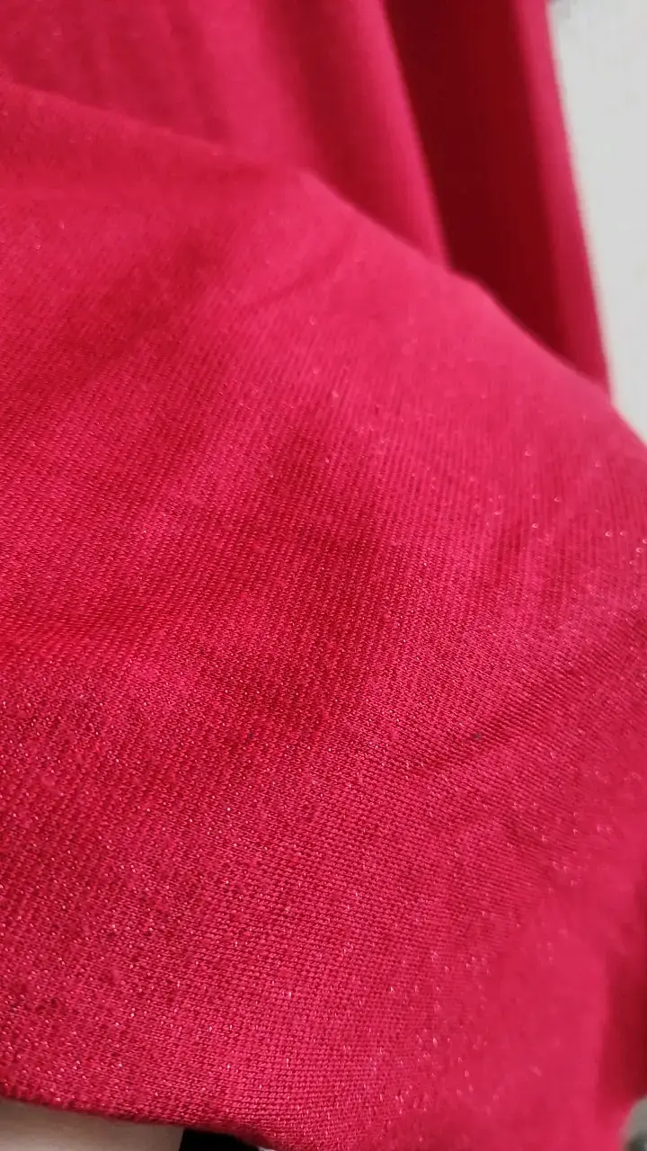 Polera casual tela brillante - 2