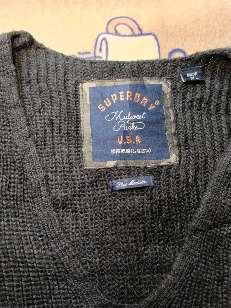 Suéter Superdry Midwest Park gris - 1