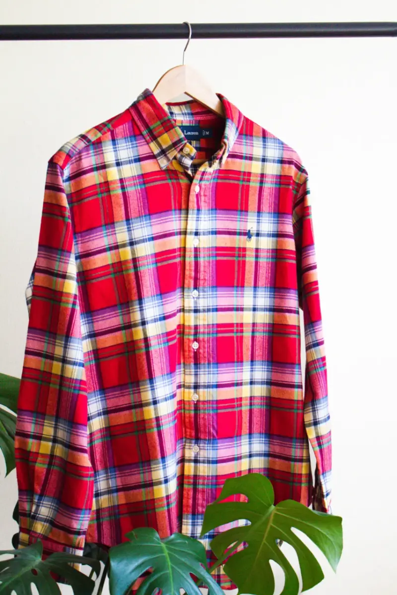 Camisa a cuadros Ralph Lauren franela - 1