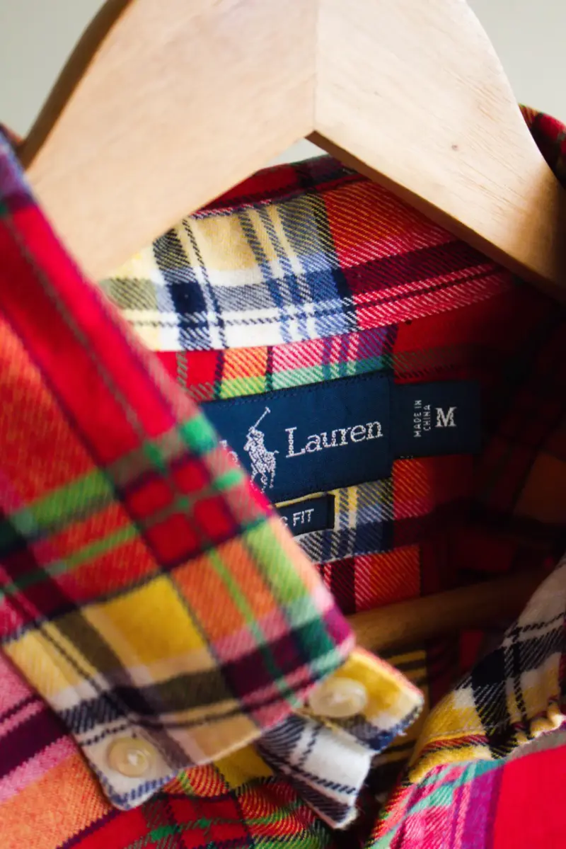 Camisa a cuadros Ralph Lauren franela - 2