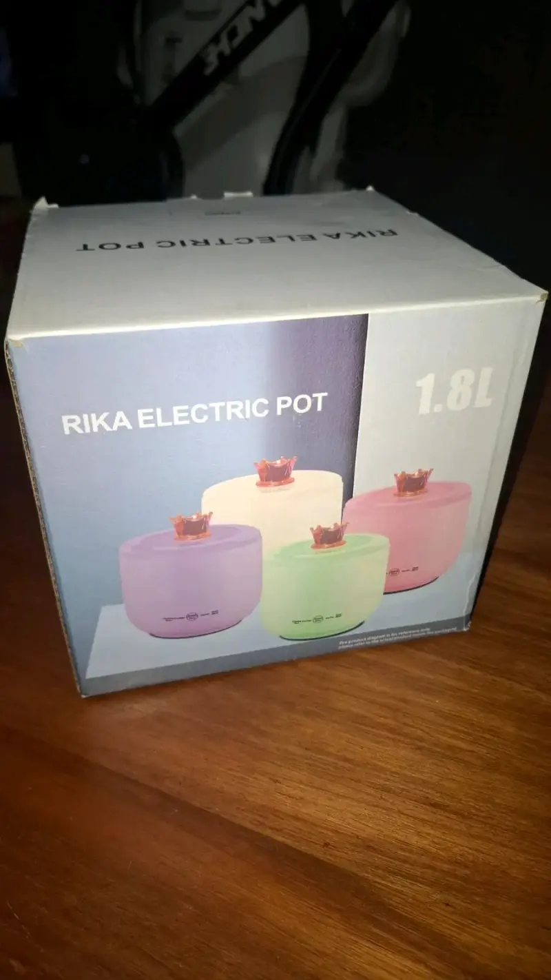 Olla eléctrica touch 1.8L con tapa decorativa - 3