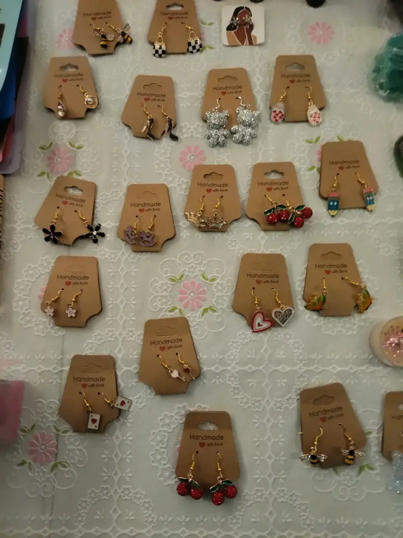 Set de aros artesanales variados - 2