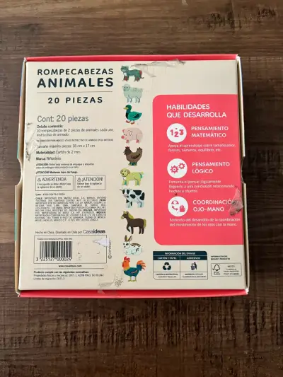 Rompecabezas didáctico de animales para niños - miniatura 3