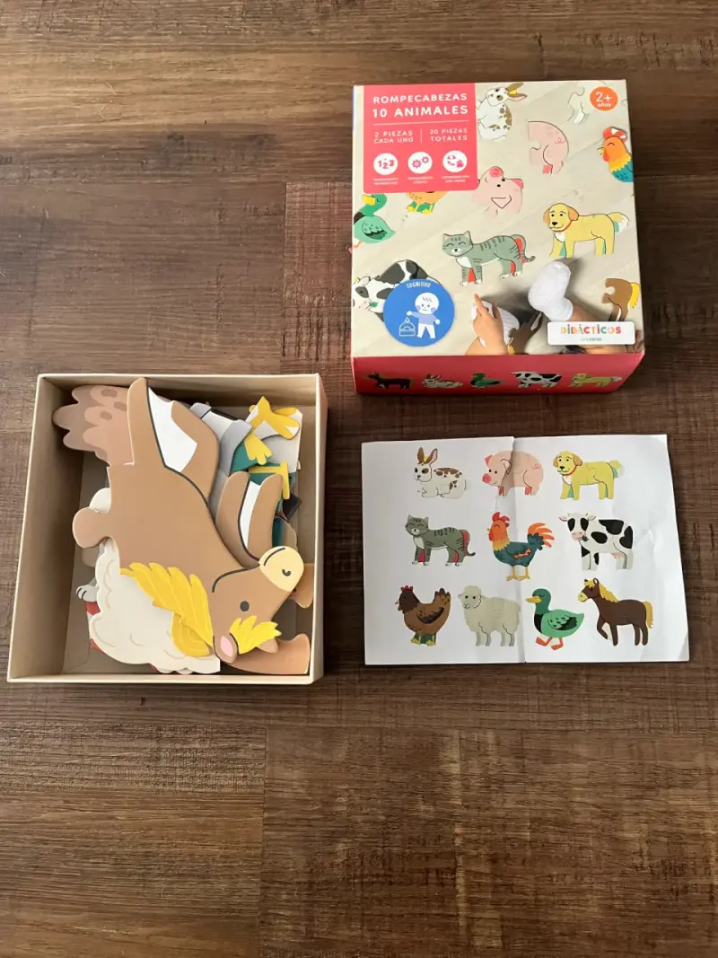 Rompecabezas didáctico de animales para niños - 4
