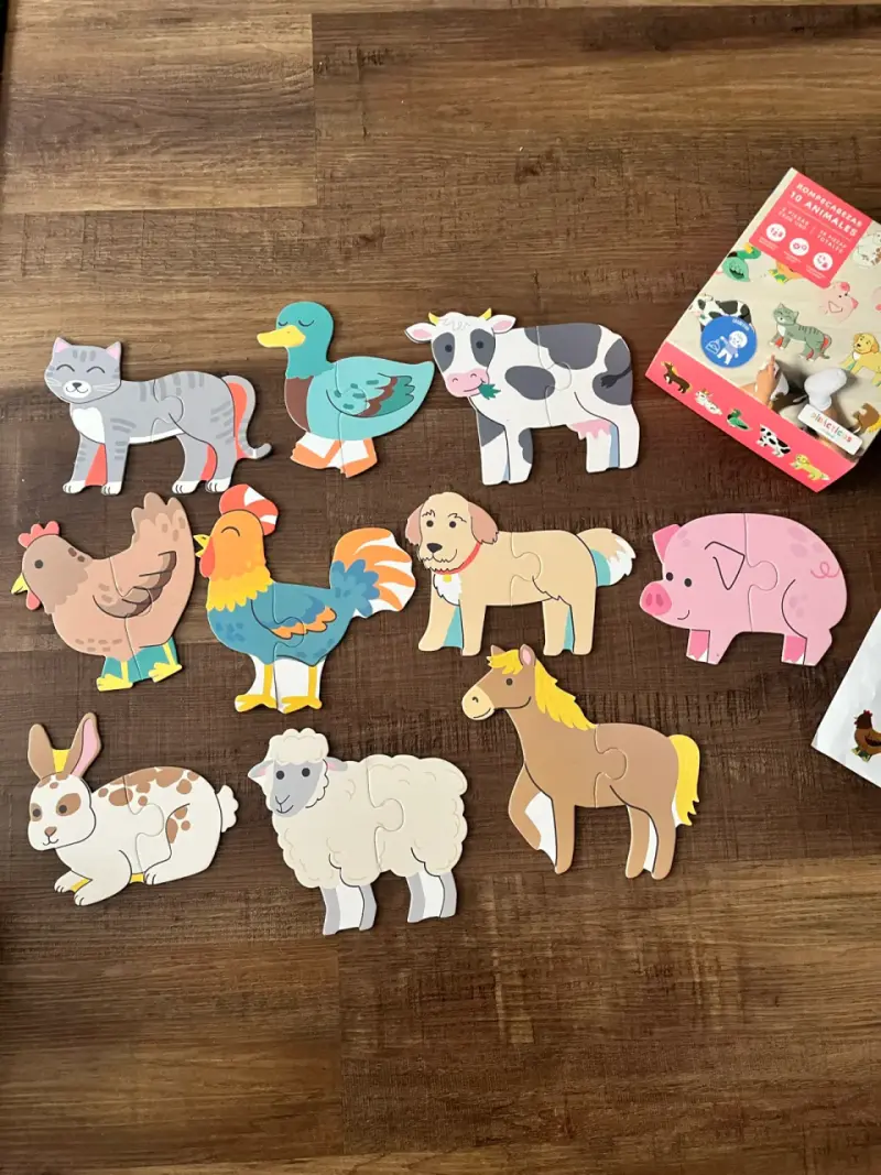 Rompecabezas didáctico de animales para niños - 5