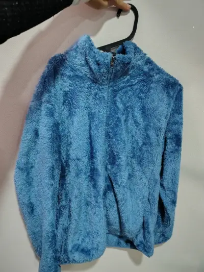 Chaqueta de peluche con cierre - miniatura 1