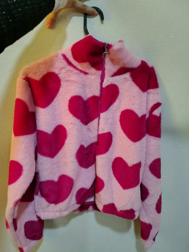 Chaqueta de peluche con cierre - 3