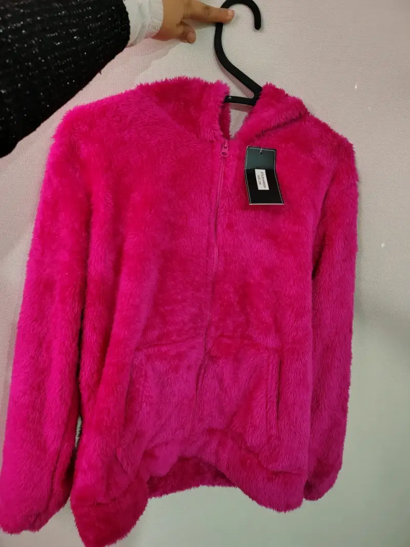 Chaqueta de peluche con cierre - 6