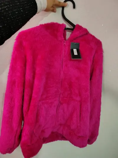 Chaqueta de peluche con cierre - miniatura 6