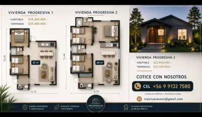 Planos de viviendas progresivas modernas - miniatura 1