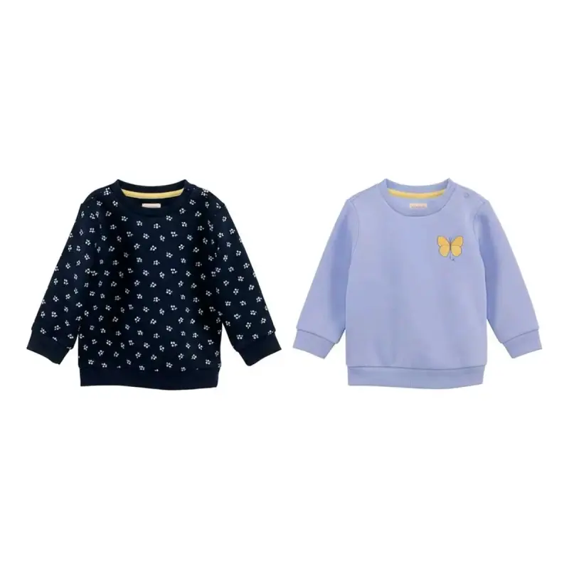 Set de polerones infantiles estampados - 1
