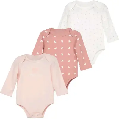 Set de 3 bodies para bebé con estampado floral - miniatura 2