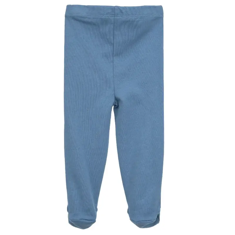 Set de 3 pantalones de bebé con pie - 3
