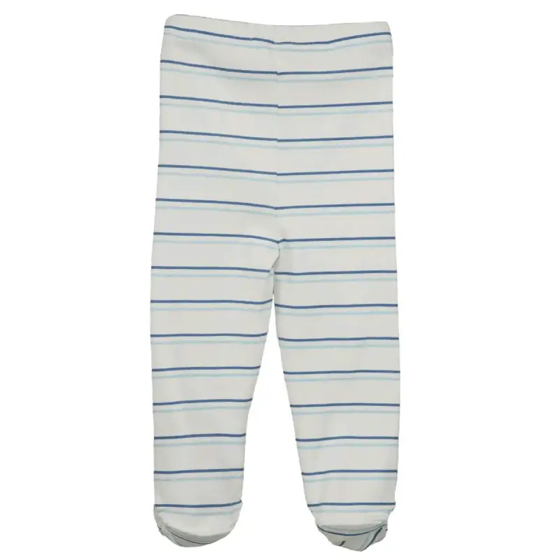 Set de 3 pantalones de bebé con pie - 4
