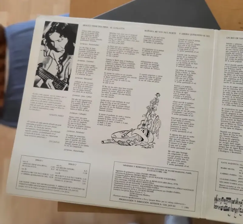 Vinilo Los Jaivas - Obras de Violeta Parra - Nuevo - 2