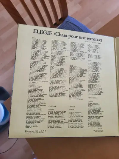 Vinilo 'Chant Pour Une Semence' - Inti-Illimani - miniatura 2