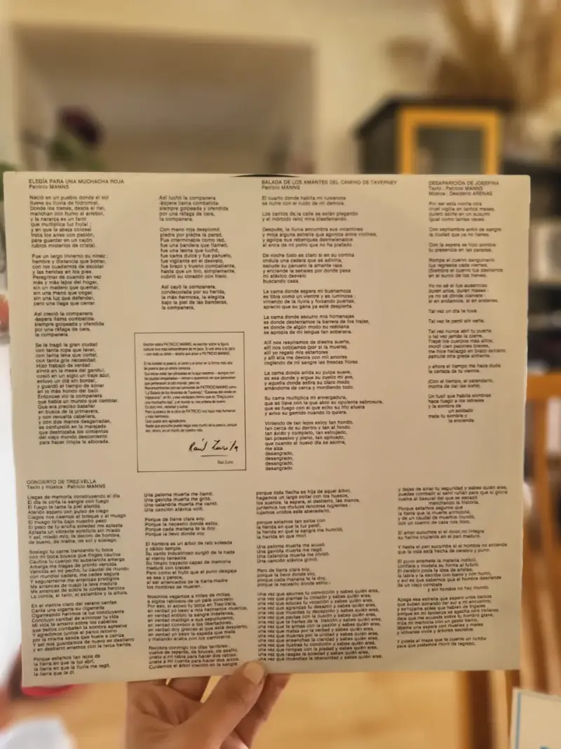 Vinilo Patricio Manns & Inti-Illimani - La muerte - 3