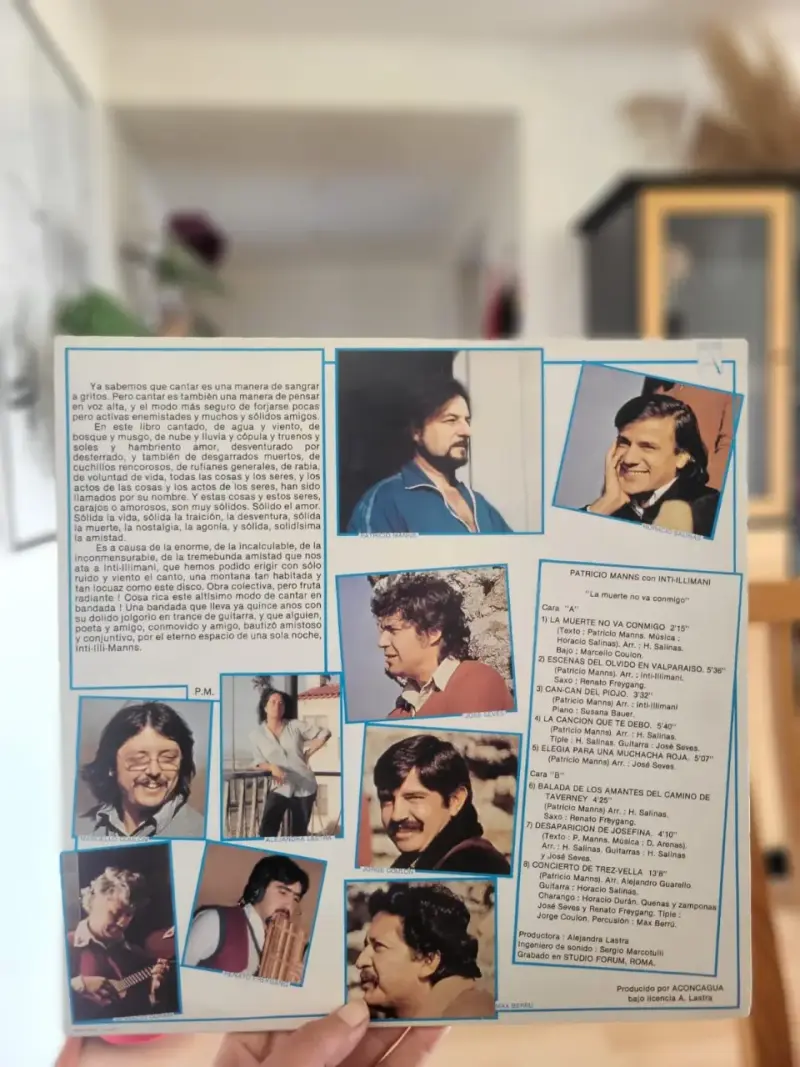 Vinilo Patricio Manns & Inti-Illimani - La muerte - 4