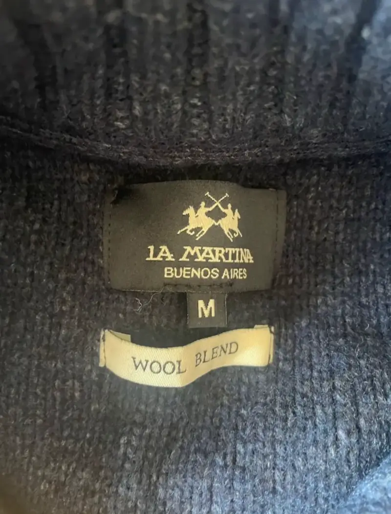 Chaleco La Martina Azul Talla M - 2