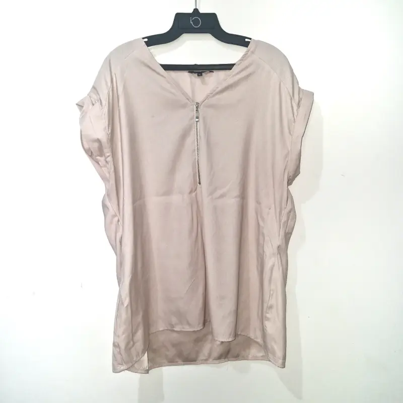 Blusa rosa claro con cierre frontal talla Xl - 2